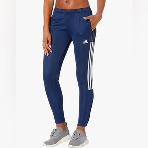 Adidas Soccer Pants Women’s Sz Small - Navy & White